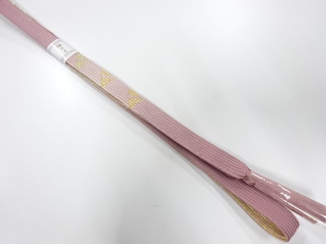 JAPANESE KIMONO / UNUSED KOREI HAND-TIED OBIJIME